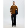 SLMTRAY LS KNIT MERINO CABLE CREW NOOS