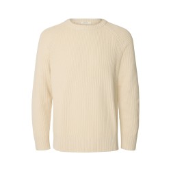 SLMBRAUN KNIT RLX RIB CREW NECK NOOS