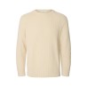 Pullover marrone in cotone biologico