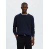 Brauner Strickpullover aus Bio-Baumwolle
