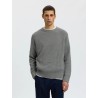 SLMBRAUN KNIT RLX RIB CREW NECK NOOS