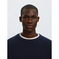 Pullover marrone in cotone biologico