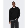 ONSLOUI REG 12 LS MEL POLO KNIT NOOS
