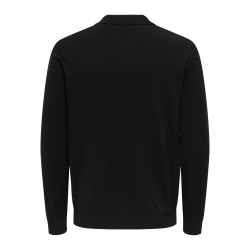 ONSLOUI REG 12 LS MEL POLO KNIT NOOS