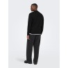 ONSLOUI REG 12 LS MEL POLO KNIT NOOS