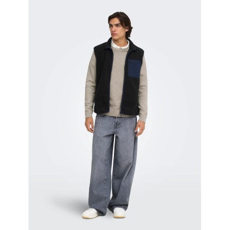 ONSMICHAEL REG NAP CREW NECK KNIT
