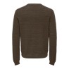 Pullover uomo strutturato con scollo girocollo