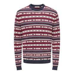 Pullover natalizio da uomo in cotone