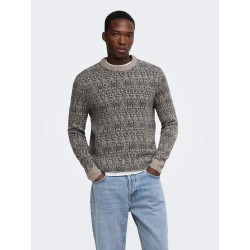ONSSAGE Herren-Strickpullover aus Wollmischung