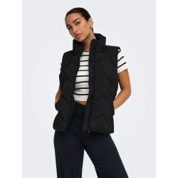 JDYPOWER gilet corto sagomato con collo alto