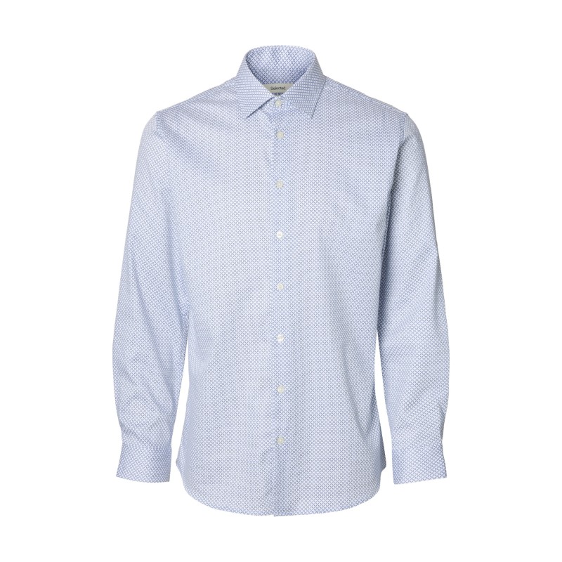 Slim-Fit-Hemd mit Allover-Print | ModeWerk