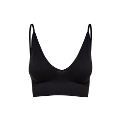 ONLVICKY RIB SEAMLESS VNECK TOP NOOS ACC