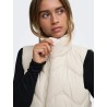 JDYPOWER gilet corto sagomato con collo alto