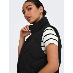 JDYPOWER gilet corto sagomato con collo alto