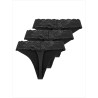 ONLCHLOE Spitzen-Strings 3er-Pack