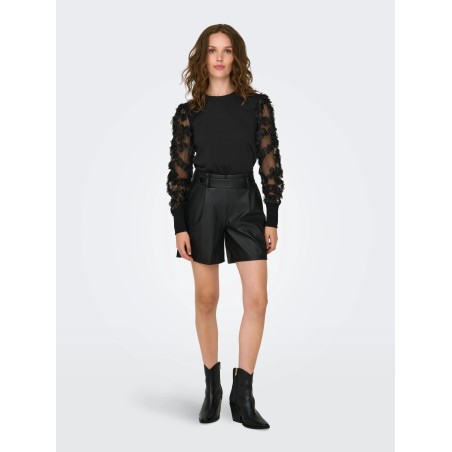 JDY FAIRVIEW Sweatshirt mit Spitzendetail