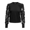 JDY FAIRVIEW Sweatshirt mit Spitzendetail