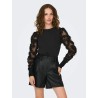 JDY FAIRVIEW Sweatshirt mit Spitzendetail