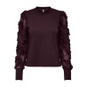 JDY FAIRVIEW Sweatshirt mit Spitzendetail