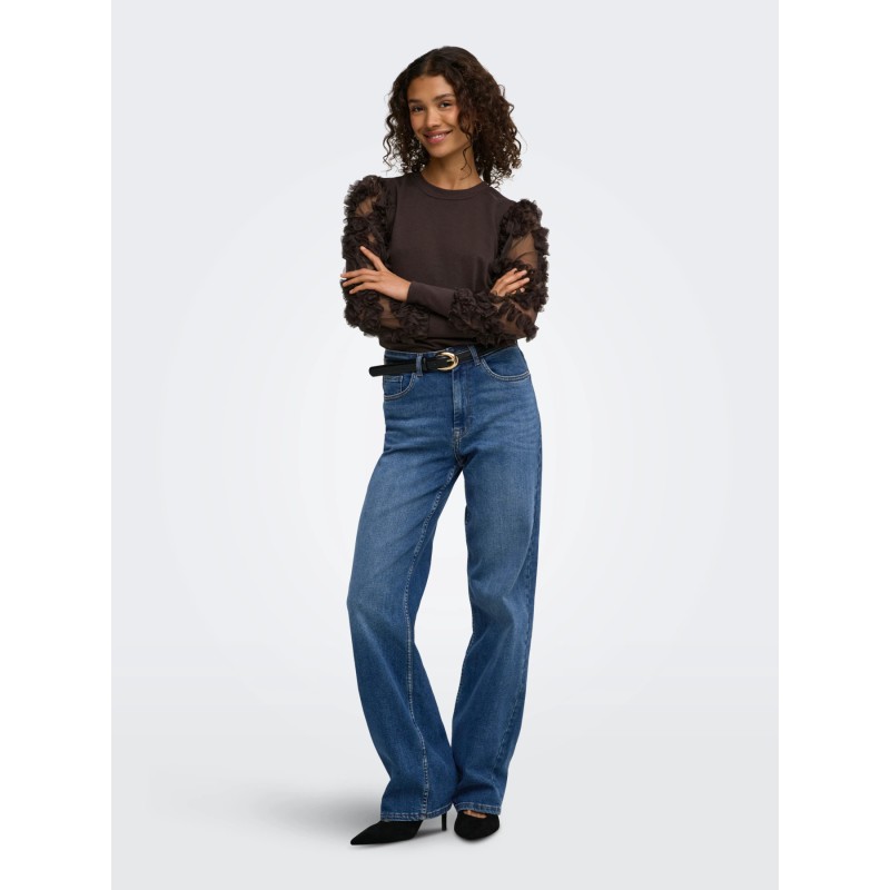 JDY FAIRVIEW Sweatshirt mit Spitzendetail