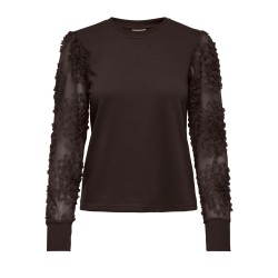 JDY FAIRVIEW Sweatshirt mit Spitzendetail
