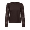 JDY FAIRVIEW Sweatshirt mit Spitzendetail