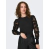 JDY FAIRVIEW felpa con dettaglio in pizzo