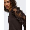 JDY FAIRVIEW Sweatshirt mit Spitzendetail