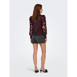 JDY FAIRVIEW Sweatshirt mit Spitzendetail
