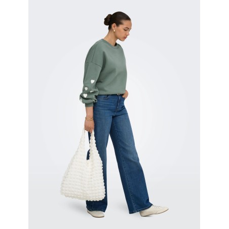 ONLMACY Sweatshirt mit Ballonärmeln