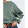 ONLMACY Sweatshirt mit Ballonärmeln