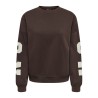 Damen-Sweatshirt mit Rücken- und Ärmelprint