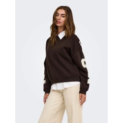 Damen-Sweatshirt mit Rücken- und Ärmelprint