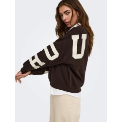 Damen-Sweatshirt mit Rücken- und Ärmelprint
