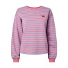 Felpa PCFLORA con ricamo da donna