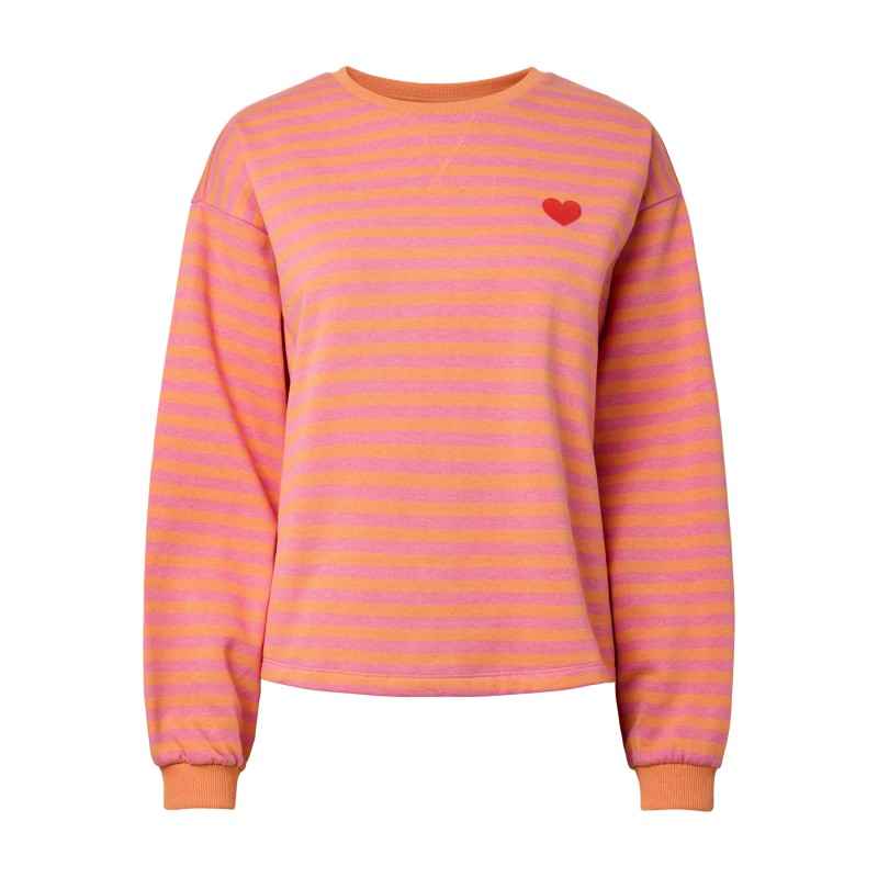 PCFLORA LS EMB SWEAT FC BC