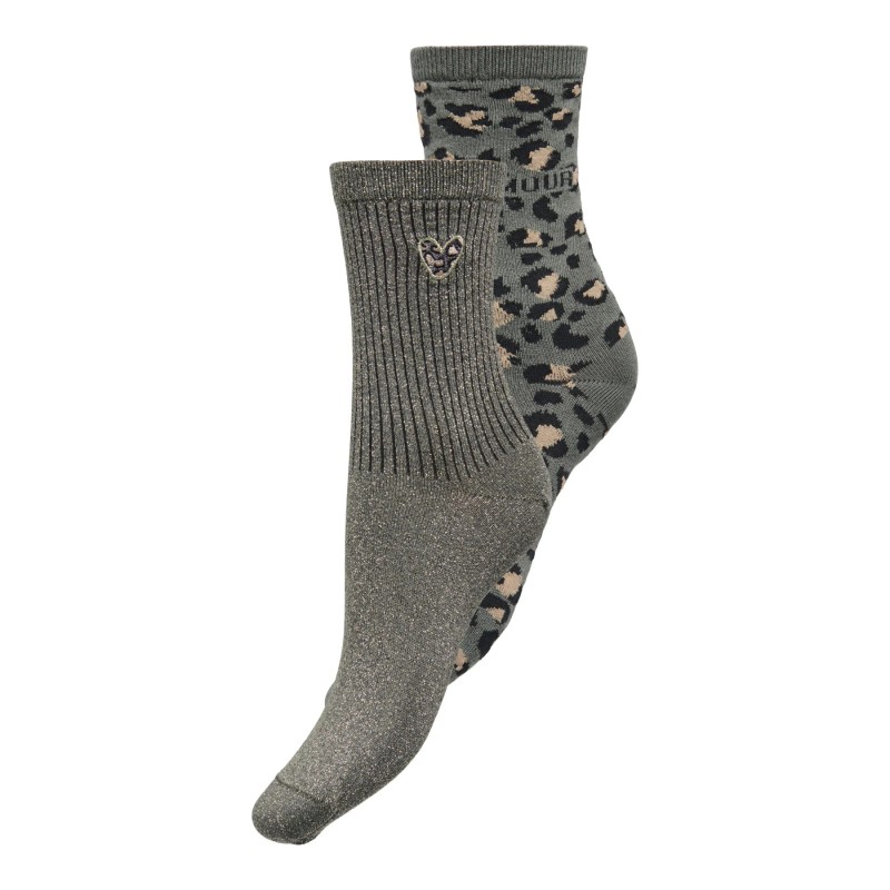 ONLOLIVIA LEO 2er-Pack Socken mit Glitzerdetail