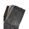 Glitzer-Socken im 4er-Pack mit Rippendetail