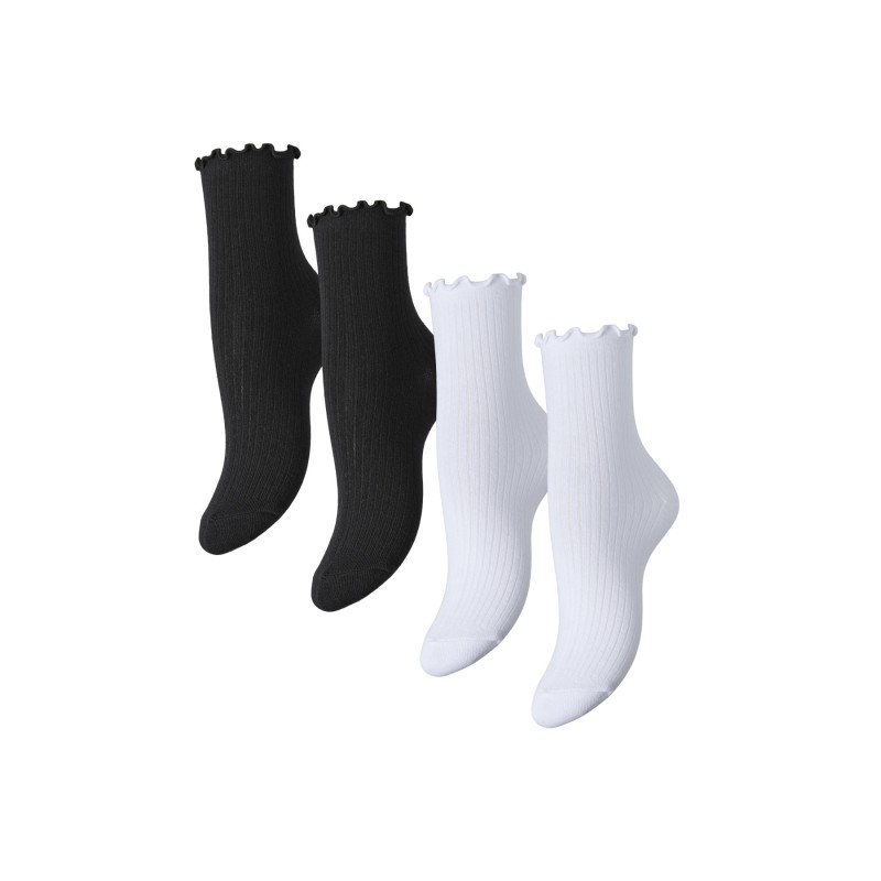 PCAFIA 4er-Pack Socken mit Rüschen