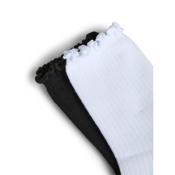 PCAFIA 4er-Pack Socken mit Rüschen