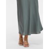 VIELLETTE High-Waist-Midirock aus Satin