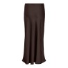 VIELLETTE High-Waist-Midirock aus Satin
