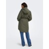 JDY Parka mit Kapuze und Kunstfellfutter