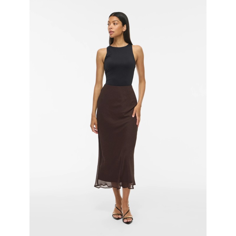 VIFALIA High-Waist-Rock aus Chiffon
