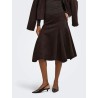 ONLSTINA High-Waist-Rock aus Velourslederimitat