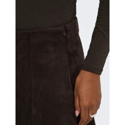 ONLSTINA HW UNEVEN FAUX SUEDE SKIRT PNT