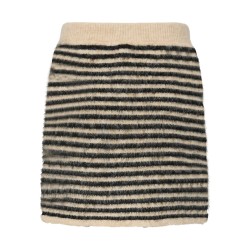 Mini-Strickrock mit hoher Taille