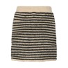 Mini-Strickrock mit hoher Taille
