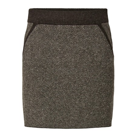 PCANGLICA Mini-Strickrock mit hoher Taille