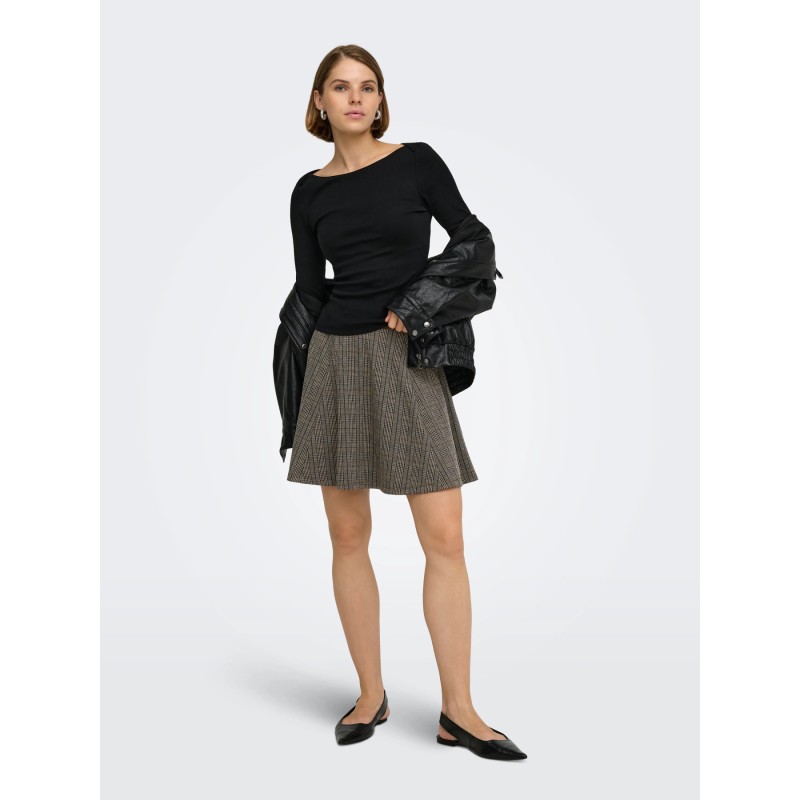 ONLFENTY karierter Rock aus recyceltem Polyester